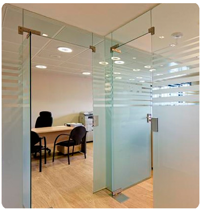 Puerta con Cristal Arenado