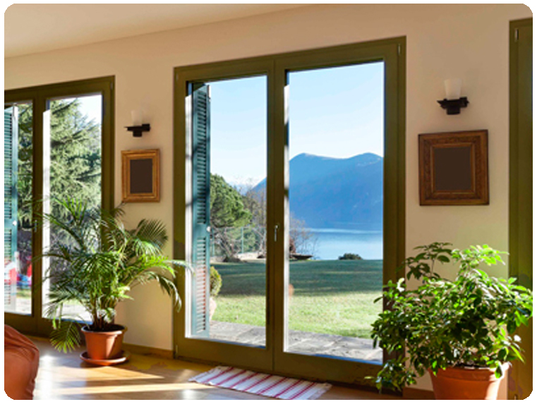 Ventana Corrediza con Cristal Bronce